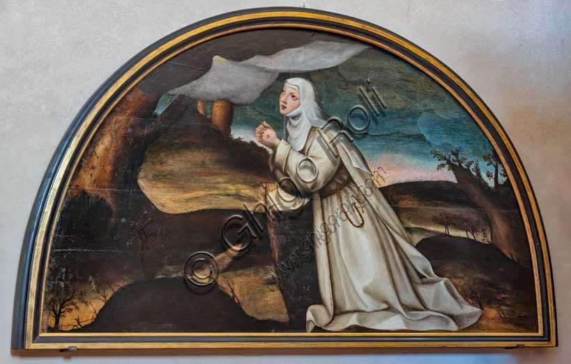 Santa Caterina da Siena di Suor Plautilla Nelli: Lunetta Rinascimentale