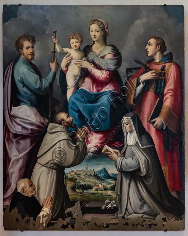 Madonna in Gloria tra i Santi – Michele Tosini, XVI secolo