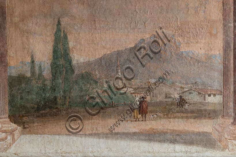 Il Paesaggio Veneto nell'Affresco 'Amore con Frecce' di Tiepolo