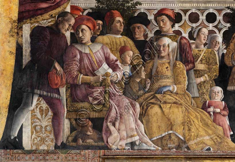 Camera degli Sposi: Analisi della Parete Nord-Ovest con 'La Corte' di Mantegna
