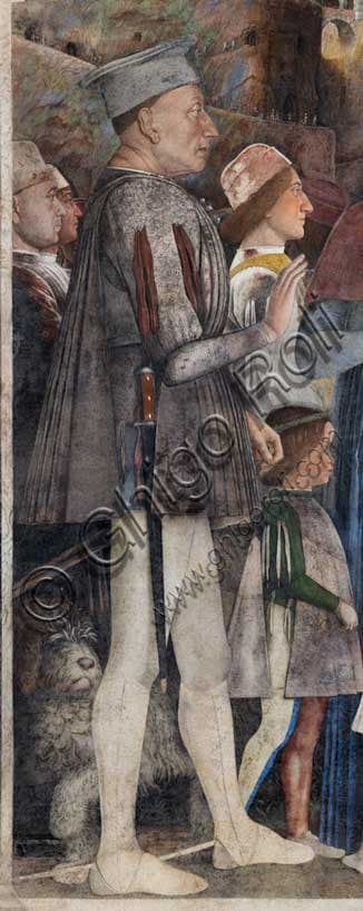 Ritratto di Ludovico II Gonzaga nella Camera degli Sposi di Mantegna