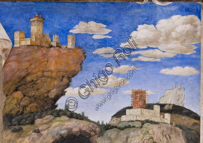 Paesaggio Rinascimentale con Castelli: Sfondo della Camera degli Sposi di Mantegna