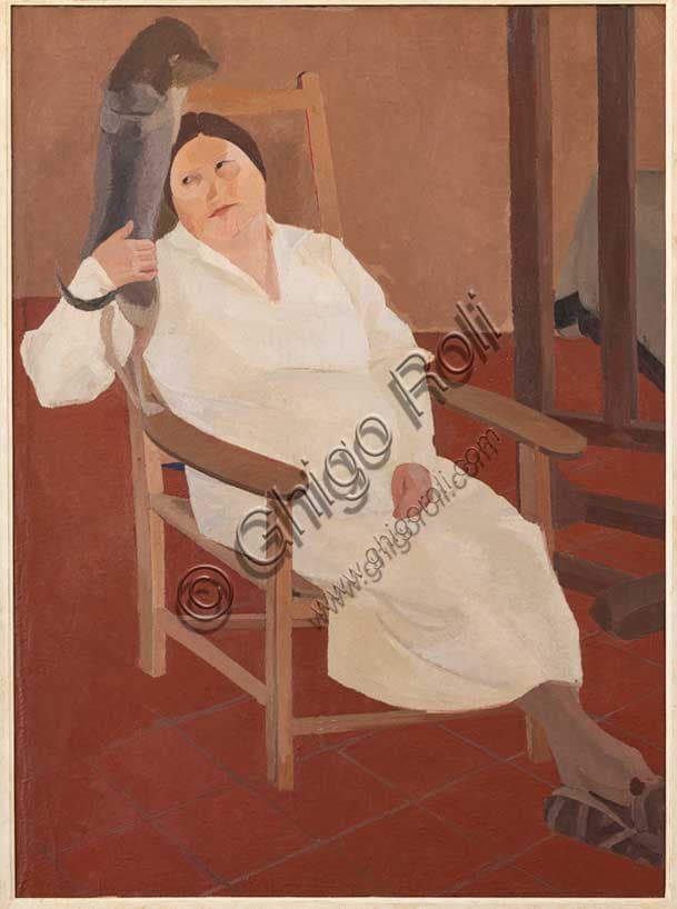 Roberto Melli: Analisi del Dipinto 'Mia moglie in bianco'