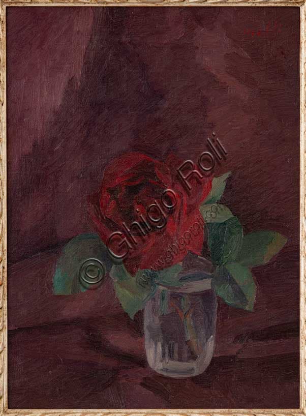 La Rosa di Roberto Melli: Analisi dell'opera a olio su tela