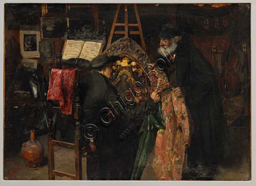 Dall’antiquario: Dipinto di Alberto Pisa - Olio su Tela 37x51