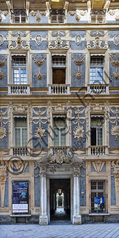 Palazzo Nicolosio Lomellino: Facciata del Bergamasco a Genova