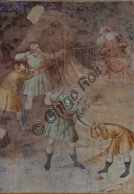 Storie di Caino e Abele di Piero di Puccio: Affresco nel Camposanto di Pisa