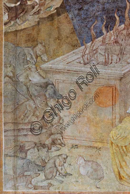 Affresco del Sacrificio di Noè dopo il Diluvio, Camposanto di Pisa