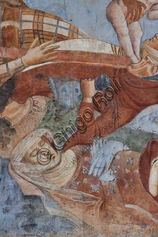 Trionfo della Morte: il dettaglio di Buonamico Buffalmacco