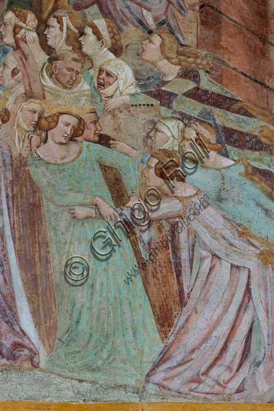 Giudizio Universale di Buffalmacco: Particolare dei Peccatori al Camposanto di Pisa