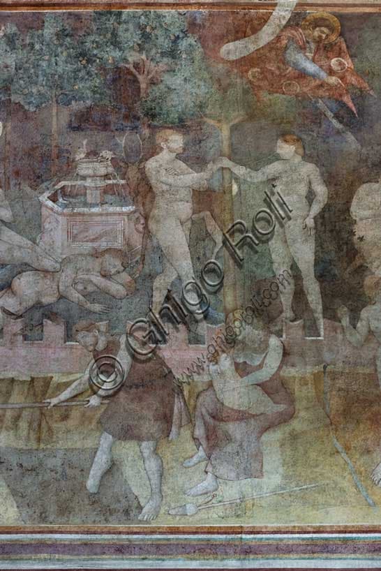 Affresco Storie di Adamo ed Eva di Piero di Puccio (1389-1391)