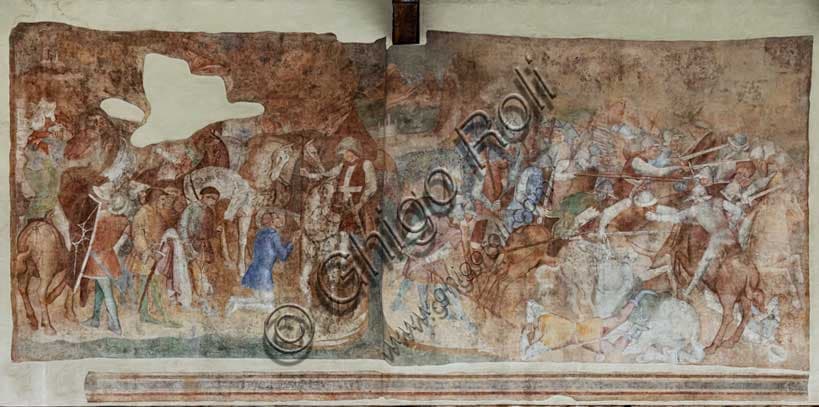 Affresco di Spinello Aretino al Camposanto di Pisa: Sant'Efisio