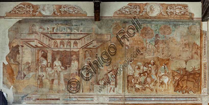 Affreschi di Taddeo Gaddi e Francesco di Neri: Storie di Giobbe nel Camposanto di Pisa