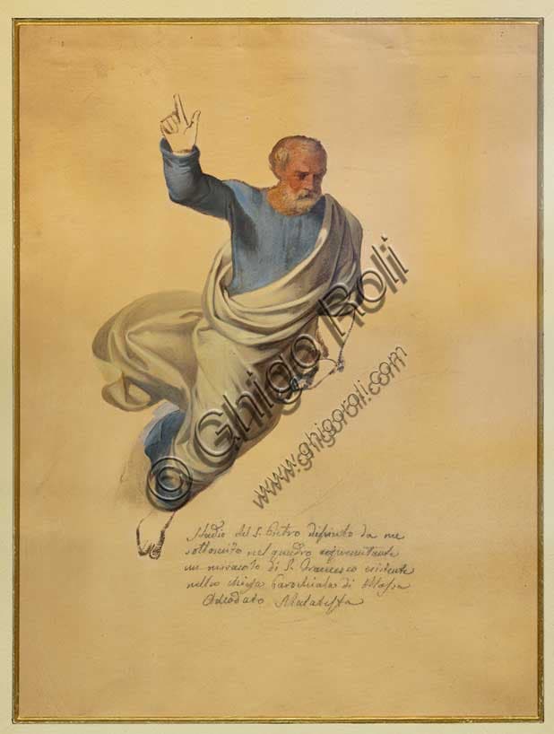 San Pietro di Adeodato Malatesta | Acquerello Collezione Assicoop Unipol