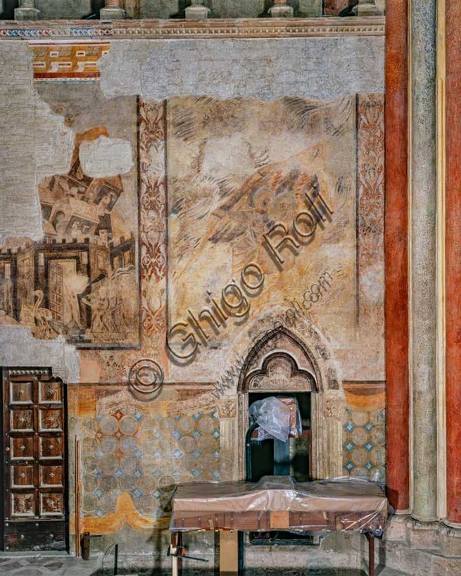 Affresco di Cimabue: San Giovanni e l’Angelo nella Basilica Superiore di Assisi