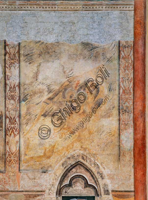 Affresco di Cimabue: San Giovanni e l'Angelo nella Basilica Superiore di Assisi