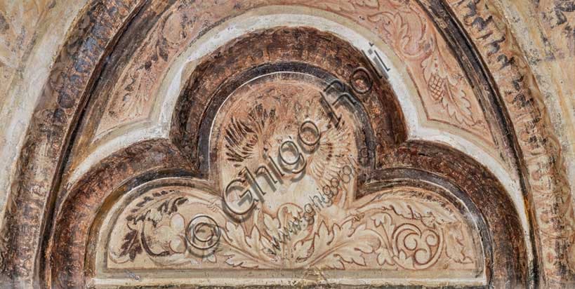 Affresco di Cimabue: Angelo e Fregio Floreale nella Basilica Superiore di Assisi