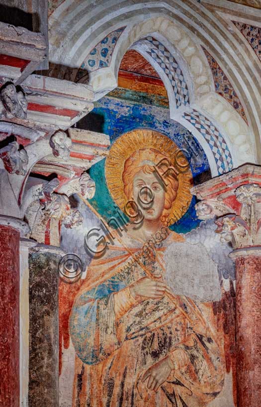 Cimabue e l'Angelo delle Gerarchie Angeliche nella Basilica di Assisi