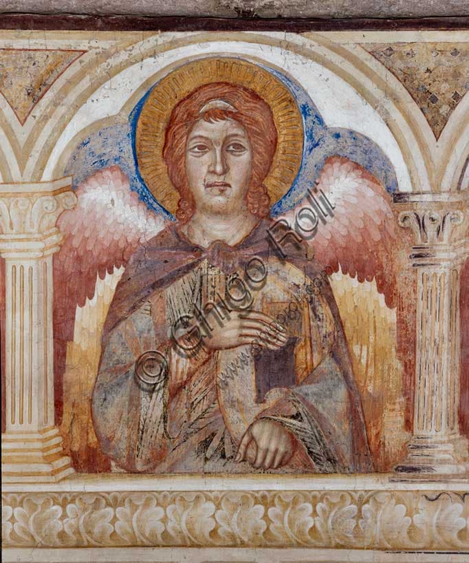 Fresco of the Third Angel (Throne) of the Angelic Hierarchies by Cimabue, Upper Basilica of Assisi