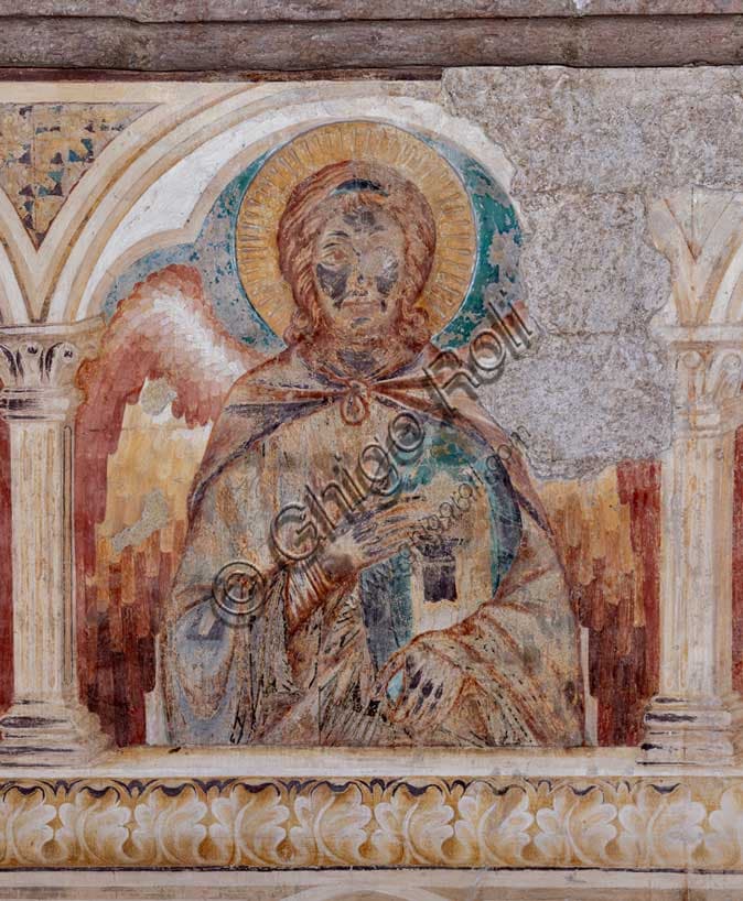Cimabue: Quinto Angelo (Trono) - Gerarchie Angeliche, Assisi