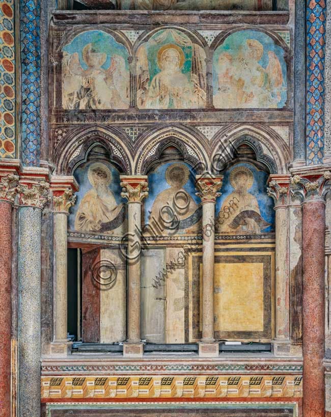 Cimabue Fresco in the Upper Basilica of Assisi: Joachim, Anne and Mary
