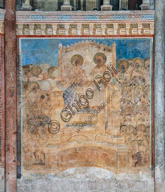 Cristo e la Vergine in Gloria: capolavoro di Cimabue nella Basilica Superiore di Assisi