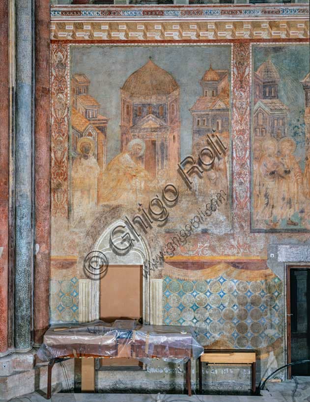 Cimabue Fresco: Saint Peter and Saint John Heal a Cripple, Assisi