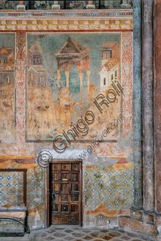 Assisi, Basilica Superiore: Affresco dei Prodigi degli Apostoli di Cimabue