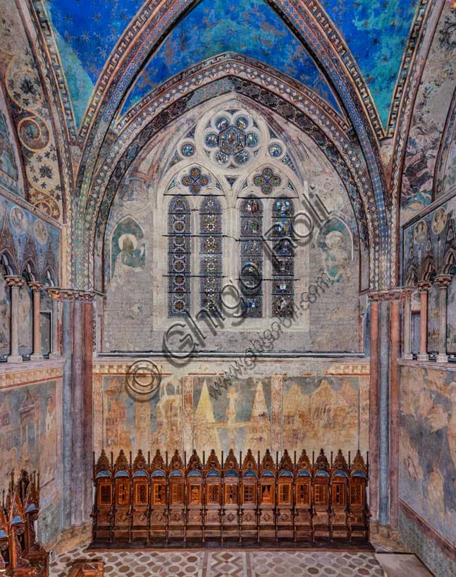 Cimabue: affreschi transetto nord, Basilica Superiore di Assisi