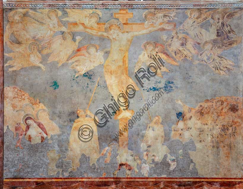Crocifissione di Cimabue nella Basilica Superiore di San Francesco, Assisi