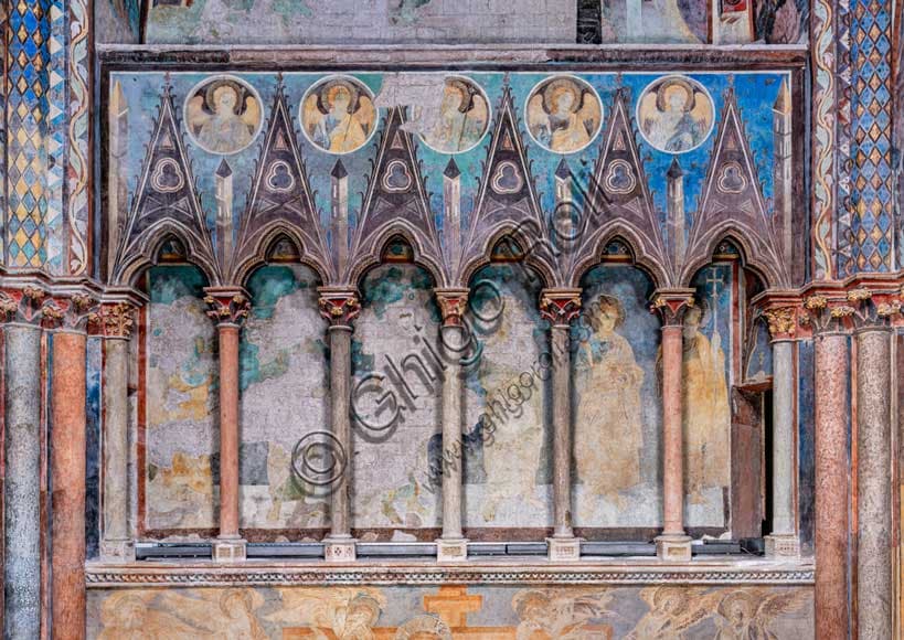 Basilica Superiore di Assisi: Loggetta con Angeli e Apostoli (1275-1280)