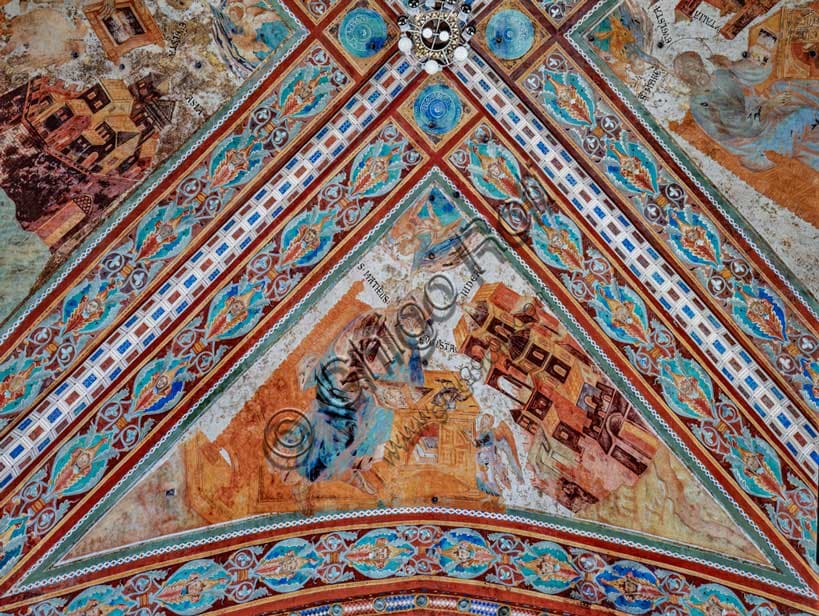 Assisi, Basilica Superiore: Volta degli Evangelisti di Cimabue