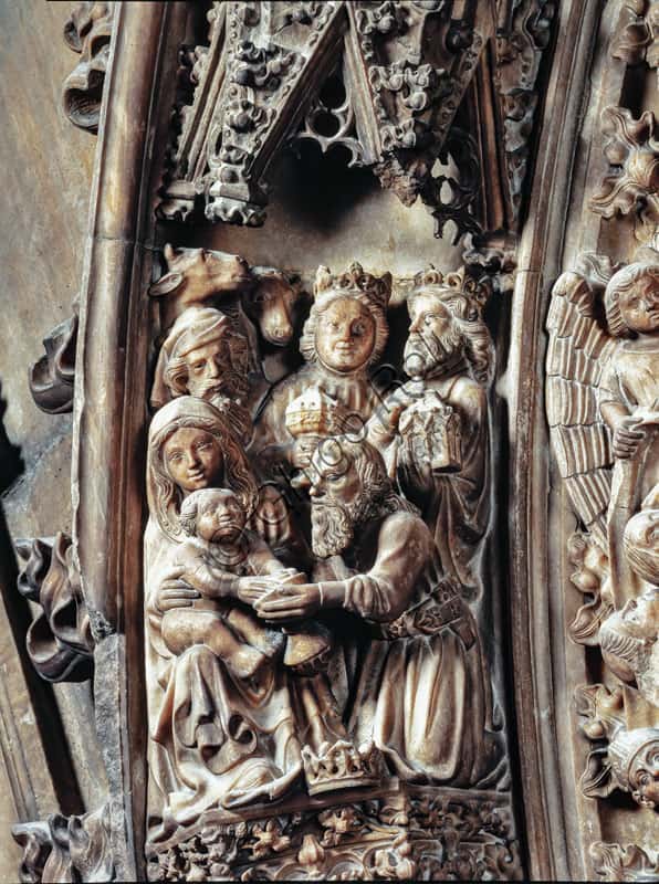 Adoration of the Magi: Gothic Sculpture on Milan Cathedral Portal