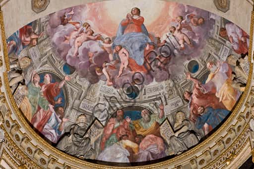 Assumption of the Virgin Fresco by Bergamasco in Genoa Cathedral