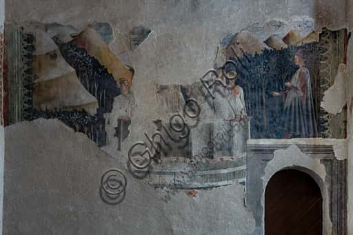 Affresco del Bagno della Fontana nella Camera Pinta di Spoleto