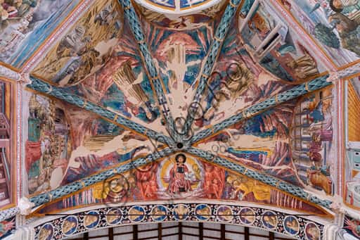 Frescoed Vault by Benozzo Gozzoli in the Church of St. Francis, Montefalco
