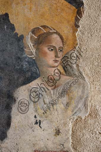 Affreschi della Camera Pinta: La Dama nel Bagno della Fontana a Spoleto