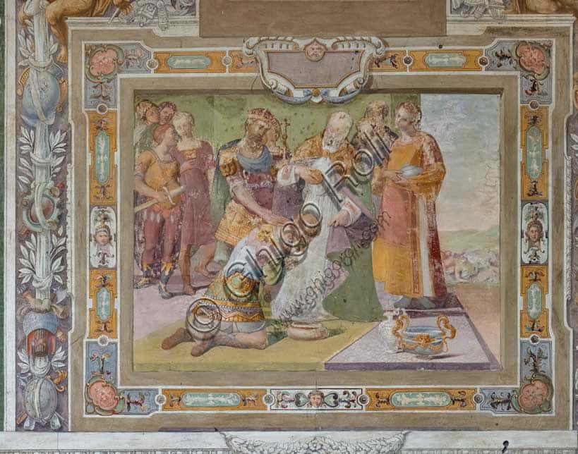 Affresco di Cosimo Daddi a Villa La Petraia: Gesta di Goffredo di Buglione