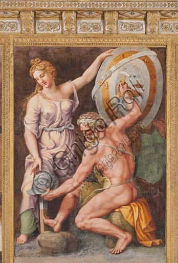 Hephaestus Fresco in the Chamber of Troy: Ducal Palace Mantua