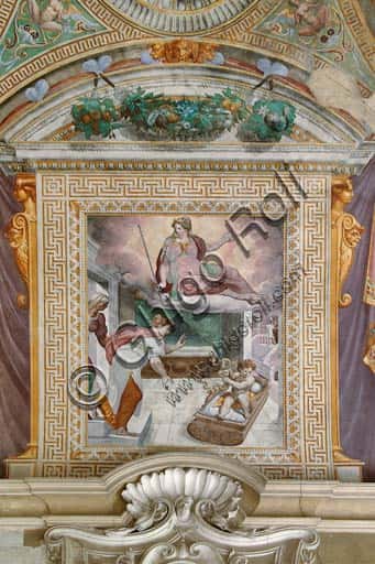 Affresco di Ercole Neonato con Serpenti nella Rocca Sanvitale