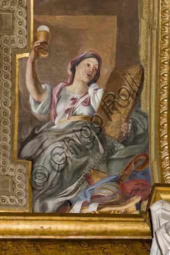 Faith by Giovanni Andrea Carlone: Baroque Fresco in Genoa Cathedral