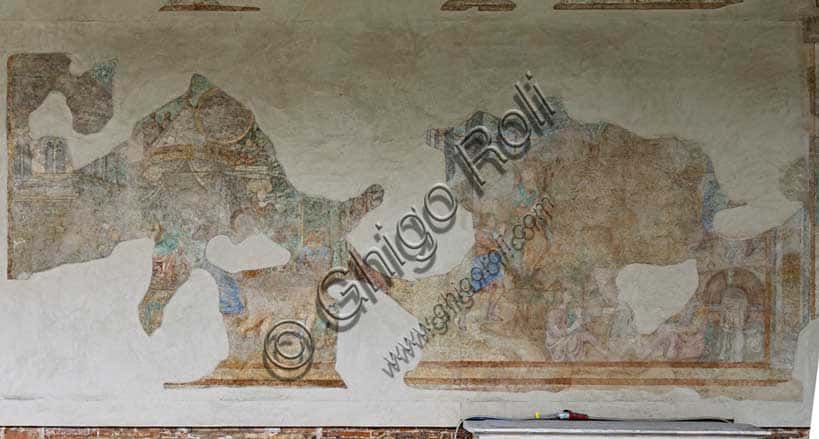Fresco 'The Youth and the Sacrifice of Isaac' by Benozzo Gozzoli in Pisa's Monumental Cemetery