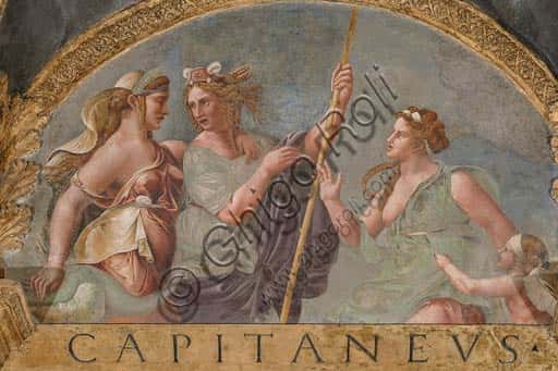 Ceres and Juno Defending Eros: Fresco Detail in Palazzo Te