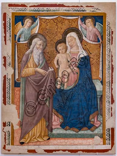 Madonna con Bambino e San Simeone di Pierantonio Mezzastris a Foligno