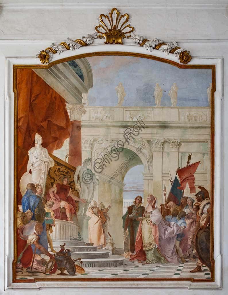 Magnanimity of Scipio Africanus: Tiepolo Fresco in Villa Cordellina