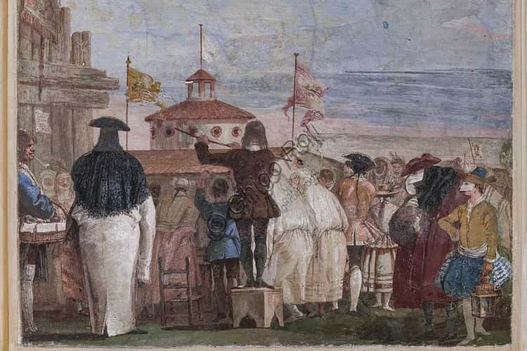 Giandomenico Tiepolo's 'New World' Fresco: Carnival Masks at Villa Valmarana