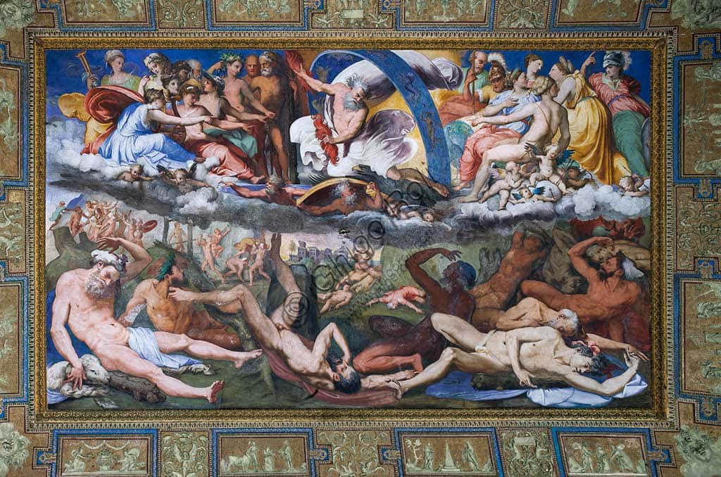 Perin del Vaga: The Fall of Giants Fresco at Villa del Principe in Genoa