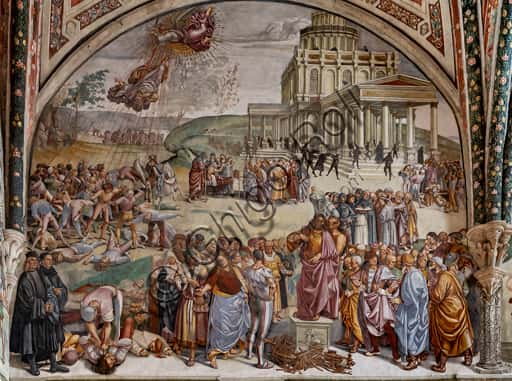 Luca Signorelli's Fresco in Orvieto Cathedral: Preaching of the Antichrist