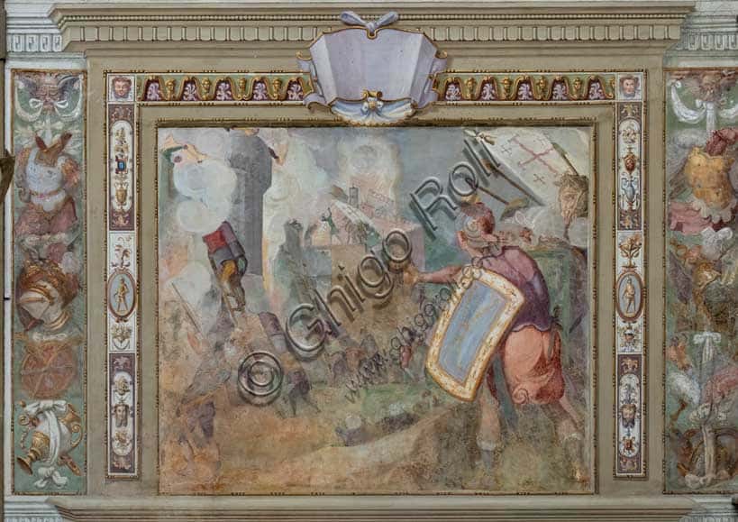 La Presa di Gerusalemme: Affresco di Cosimo Daddi nella Villa Medicea La Petraia