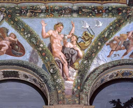 Psyche Submits the Urn to Venus: Fresco in Rome's Villa Farnesina